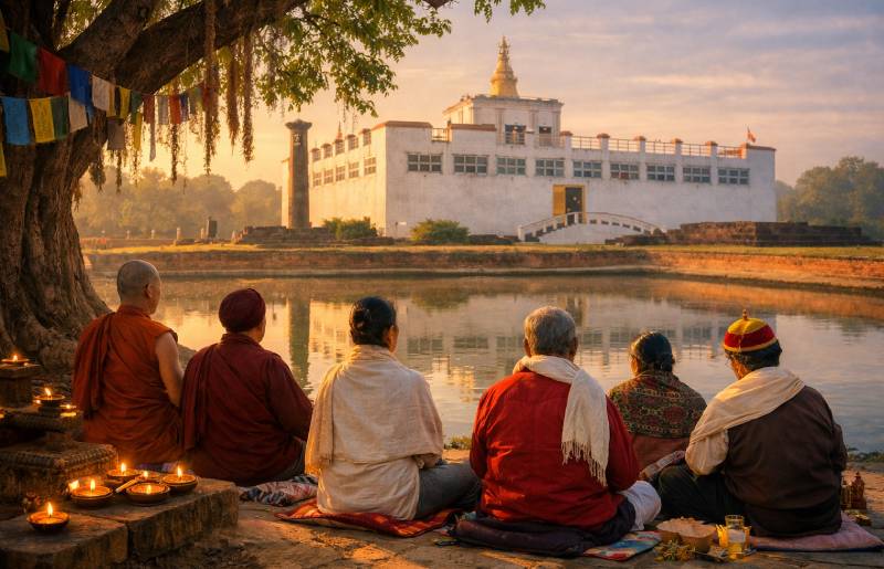 Essence of Lumbini: A Journey to Peace